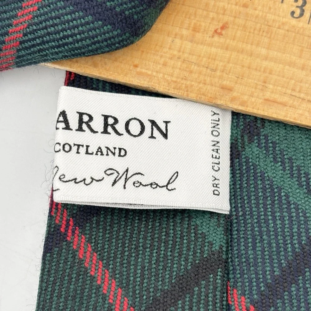 Lochcarron of Scotland Mens Tie New Tartan Reiver 100% Wool Davidson Clan